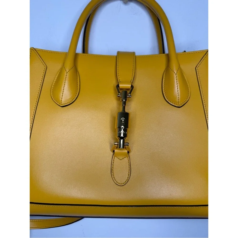 Gucci Jackie 1961 Piston Lock Tote Bag